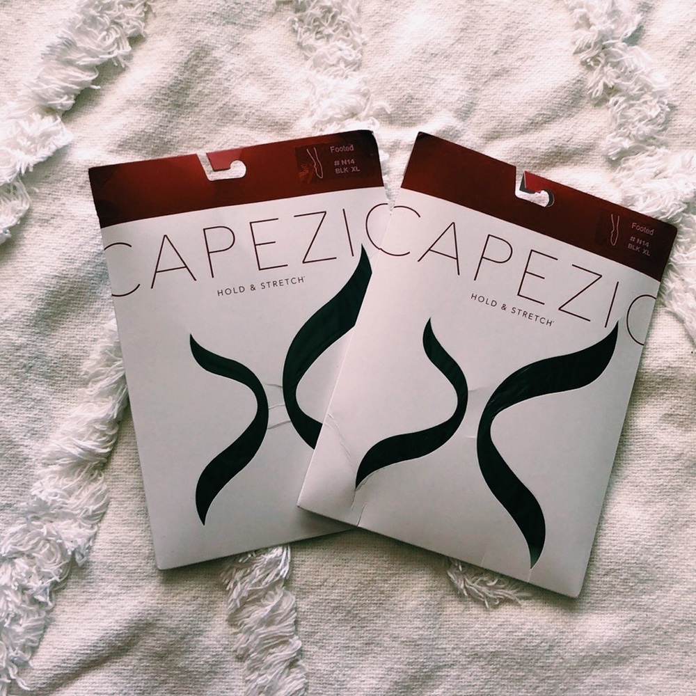 Capezio Footed Black Tights